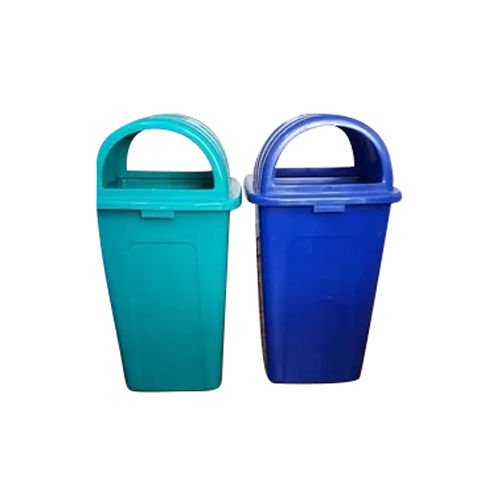 Green Blue 100l Hdpe Dome Dustbin