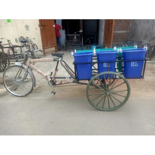 6 Pot Garbage Cycle Rickshaw