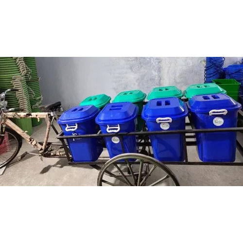8 Pot Garbage Cycle Rickshaw