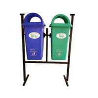 80 Ltr Twin Dustbin With Stand