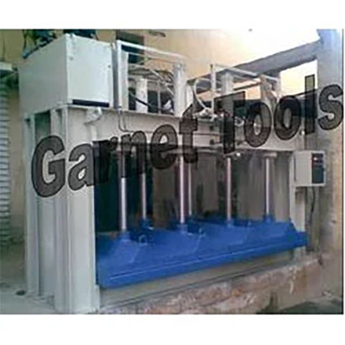 Grey Block Board Hydraulic Press