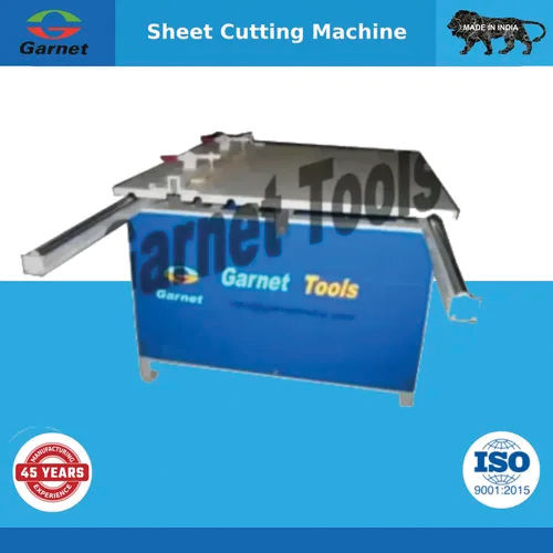 Sheet Cutting Machine - Blue Industrial Design | High Precision, Durable Performance