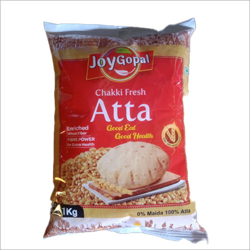 White 1 Kg Chakki Fresh Atta