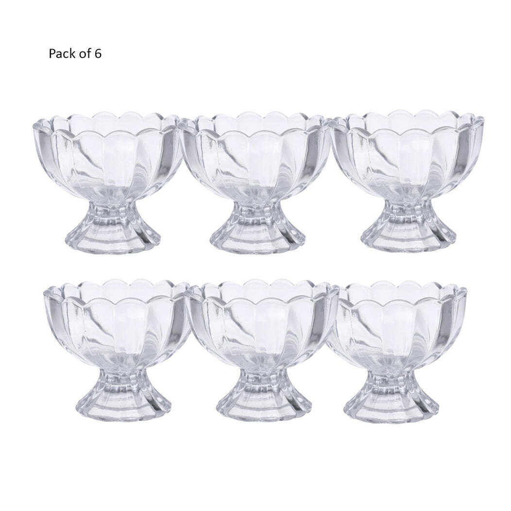 SERVING DESSERT BOWL ICE CREAM SALAD FRUIT BOWL - 6PCS SERVING DESSERT BOWL ICE CREAM SALAD FRUIT BOWL