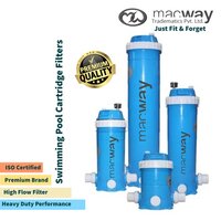 Blue With White Swimming Pool Cartridge Filter