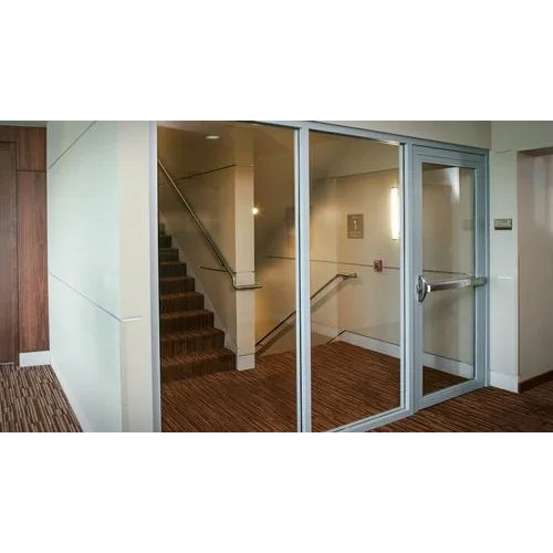 Fully Glazed Fire Resistant Door Application: Industrial