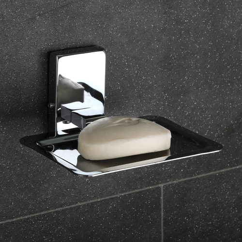 Unicorn Soap Dish - Stainless Steel, 10 Inch | Glossy Finish, Rectangular Shape, Modern Design For Elegant Bathroom Decor