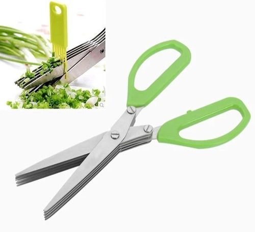 Mastrad Herb Scissors - 5-Blade Stainless Steel Herb Shears