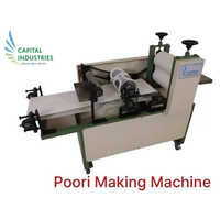 White Industrial Poori Making Machine