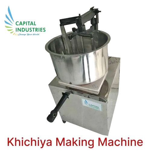 Semi Automatic Khichiya Making Machine