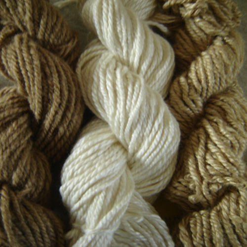 Wild silk knitting yarn