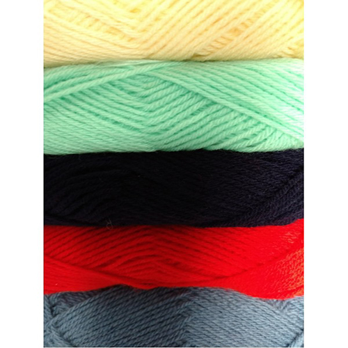 Knitting silk blended yarn dyed