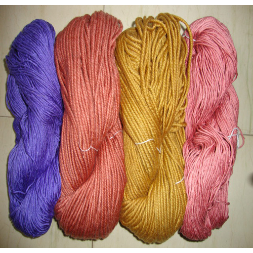 Silk blended yarn