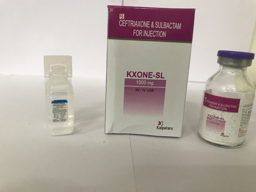 Ceftriaxone 1 gm and Sulbactam 500 mg