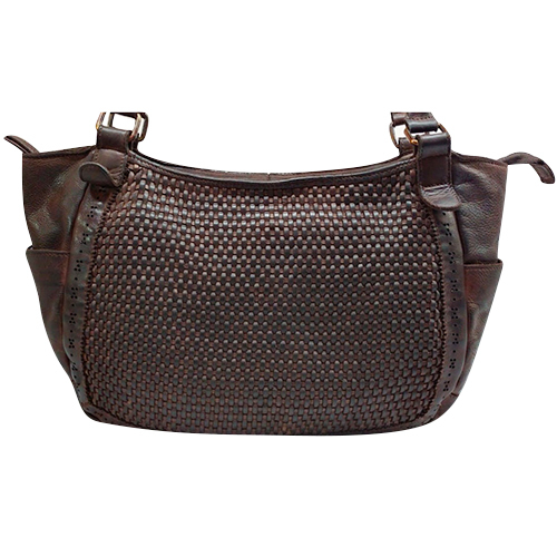 Ladies Brown Leather Bag Design: Attractive