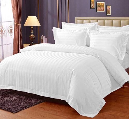 Satin Stripes Double Bedsheet Now in KIng Size