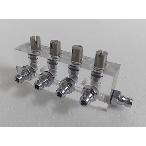 Silver Heavy Duty Acrylic Manifold