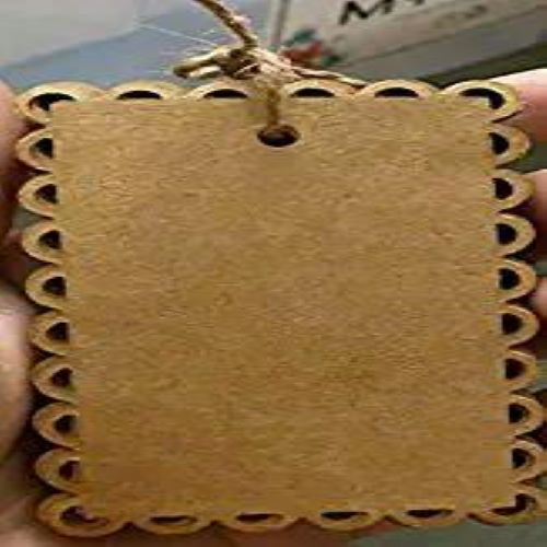 Custom scalloped  tag