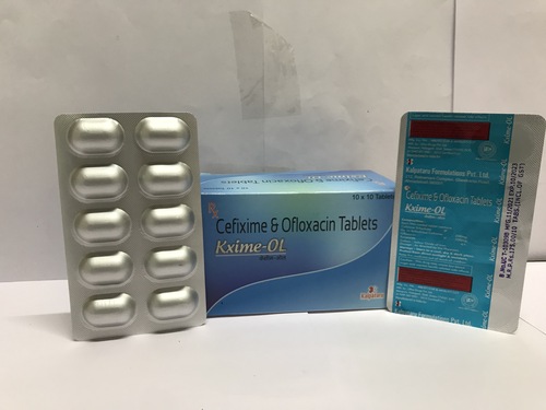 Cefixime 200 mg and Ofloxacin 200 mg