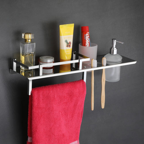 LIGHT SHELF WTH BRUSH HOLDER OR NAPKIN RING OR DISPENSER