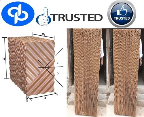 Brown Evaporative cooling pad by Greater Noida Uttar Pradesh