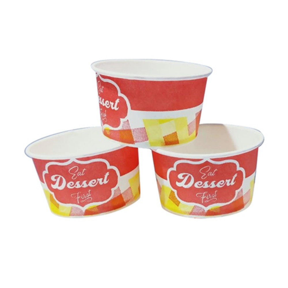 50 Ml Ice Cream Paper Cup - Color: Multicolor