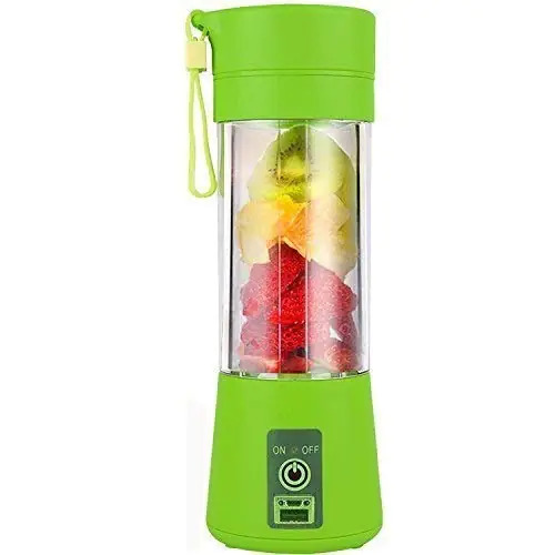 Green Portable And Rechargeable Battery Juice Blender