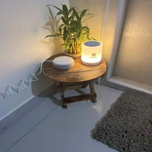 2-Tier Foldable Kitchen Bathroom Countertop Shelf Rack Standing Storage Organizer