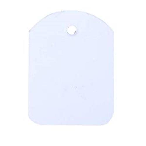 Atmiyamart Online Plain Paper Tag Without Thread White Blank Label use Clothes Write Message Price 30x40mm brand tag maker Customize Hanging Tag GiftTag