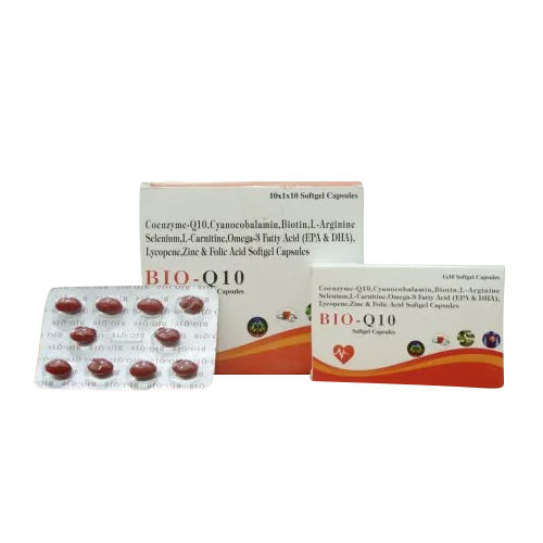 Coenzyme Q10 Cyanocobalamin Biotin L-Argimine Selenium Zinc And Folic Acid Softgel Capsules Dosage Form: Tablet