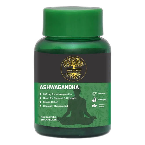 Stress Relief Ashwagandha Capsules Age Group: For Adults