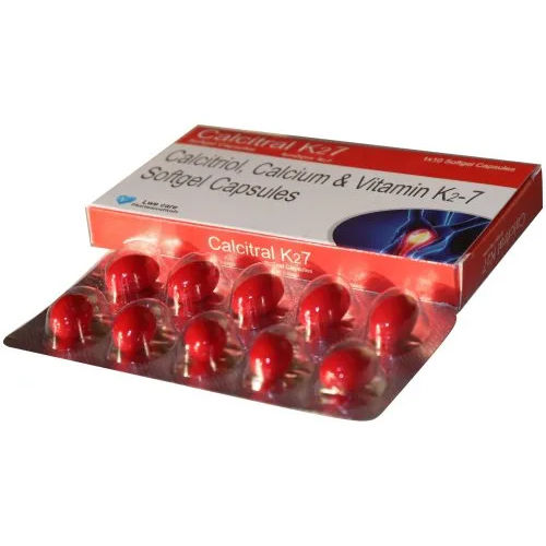 Calcitriol Calcium And Multivitamin K2-7 Softgel Capsules