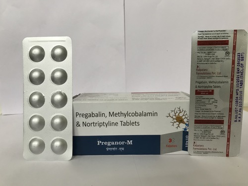 Pregabalin 75 mg and Methylcobalamin 1500 mcg and Nortriptyline 10 mg