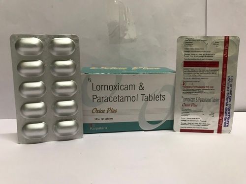 Lornoxicam 8 mg. and Paracetamol 325 mg.