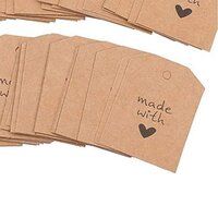 made with love Kraft Tag