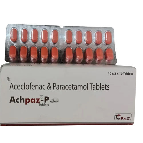 Aceclofenac And Paracetamol Tablets Dry Place