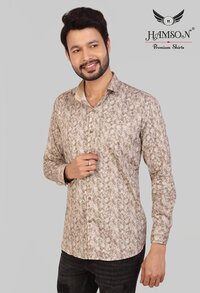Mens Satin Cotton Shirts Lily 42A Collar Style: Standard