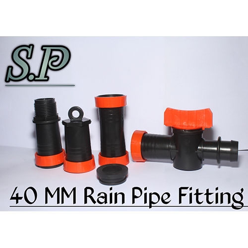 40Mm Rain Pipe Fitting Application: Commercial & Industrial