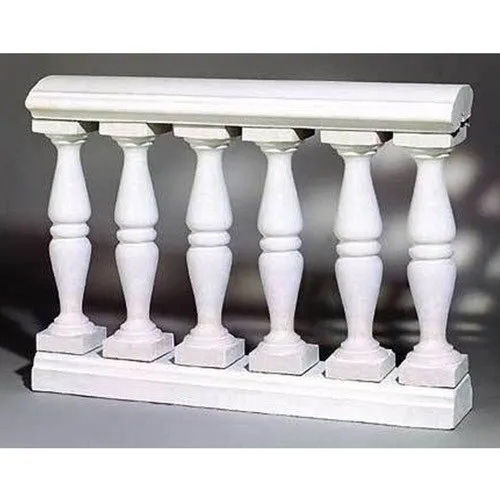 White Grc Baluster Railing