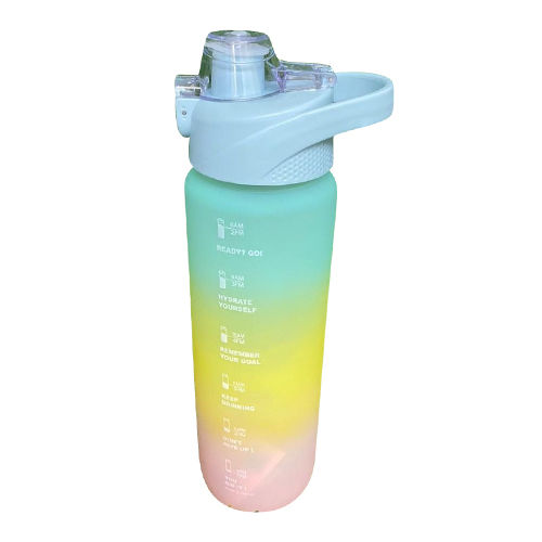 Plastic 1000Ml Motivational Water Bottle