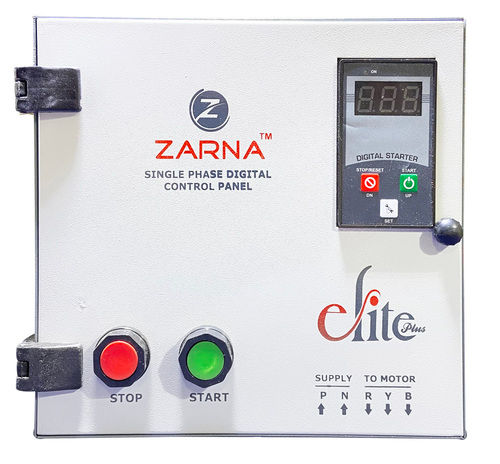 Single Phase Digital Motor Panel For Submersible V4 Pump (Model: Elite Plus 1.0 Hp)