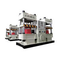 Plate Vulcanizing Press Machine - 220-440 Volt, White Color, New Condition , Hydraulic Power Source, Standard Weight