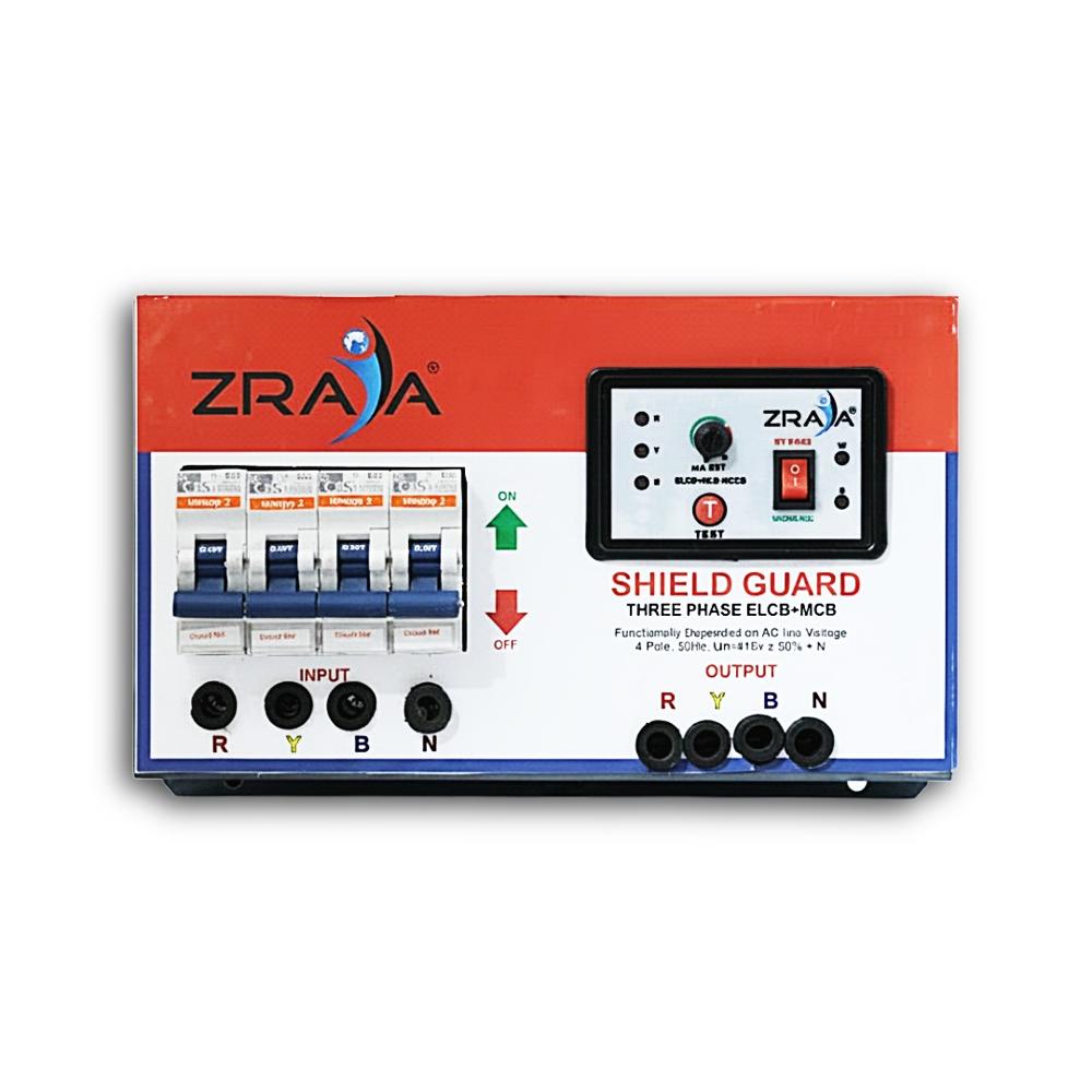 Three Phase 32Amp Elcb-Mcb - Color: White