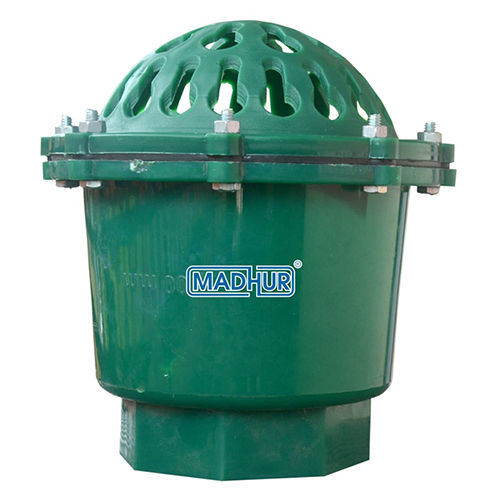 100mm Vergin Pp Hb Green Foot Valve Size: Different Sizes Available