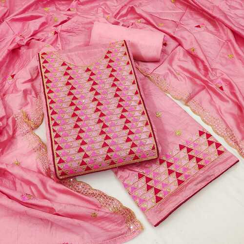 Kalpana Pink Heavy Modal Dress Material