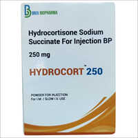 Hydrocortisone Sodium Succinate Injection - 250mg Liquid Formula | Glucocorticoid For Breathing, Eye Diseases, Arthritis, And More