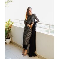 Black Georgette Salwar Suit
