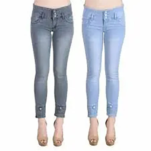 Blue Ladies Stretchable Jeans