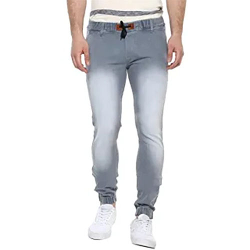 Blue Mens Stretchable Casual Jeans