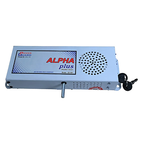 White Non Gsm Alpha Plus Shutter Siren